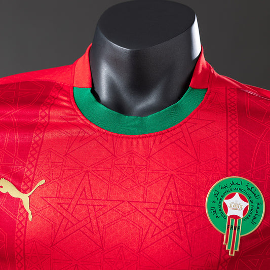 2025 Morocco Home Jersey (Red) | New