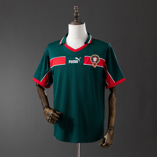 1998 Morocco Home Jersey (Green) | Vintage